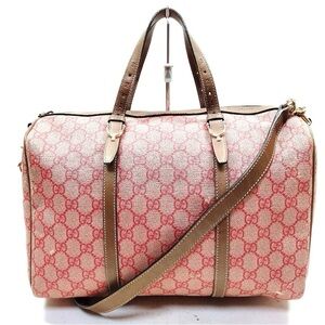 Gucci Pink and Brown Women's Bag